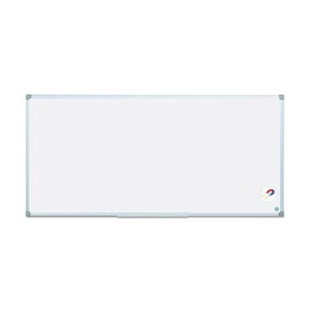 Bi-Silque MasterVisi, Earth Gold Ultra Magnetic Dry Erase Boards, 48 X 96, White, Aluminum Frame MA2107790